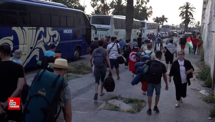 İsrail’in Gazze ablukasını kırmayı hedefleyen konvoy Tunus’tan yola çıktı