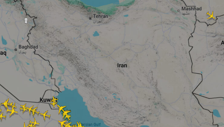 İsrail’in İran’a saldırısının akabinde bölgede hava trafiği