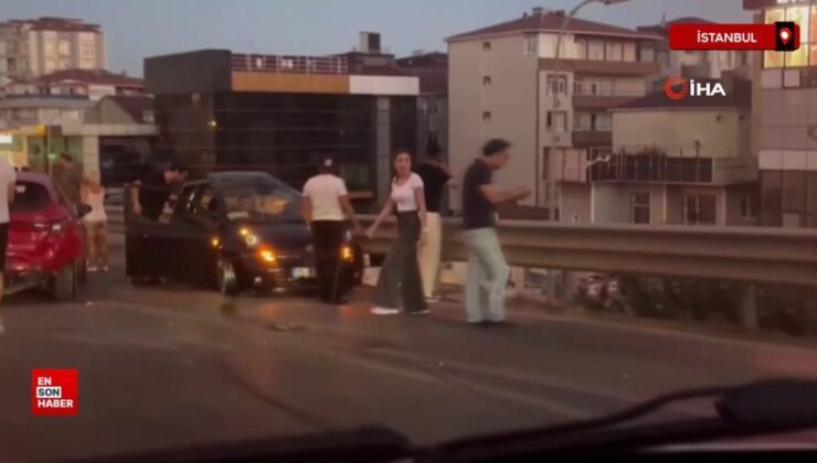 İstanbul Pendik’te 6 araçlı zincirleme kaza