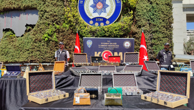 İstanbul’da 100 milyon TL’lik kaçak çanta ve saat operasyonu