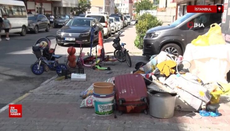 İstanbul’da çöp konut bina sakinlerini zahmetten çıkardı