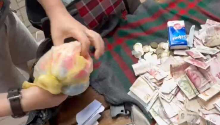 İstanbul’da dilencinin pazar arabasından çıkanlar şaşırttı