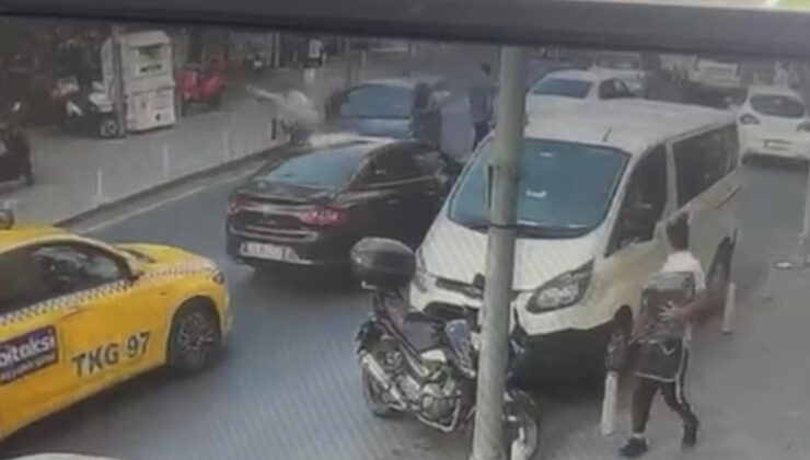 İstanbul’da fren yerine gaza bastı