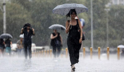 İstanbul’da gök gürültülü sağanak yağış bekleniyor