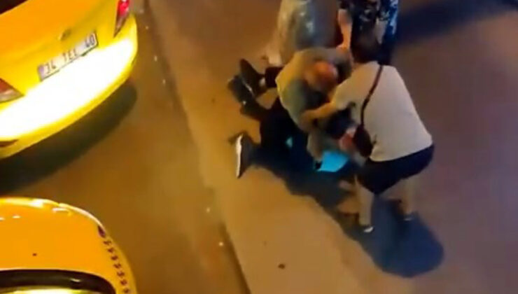 İstanbul’da taksiciler birbirine girdi