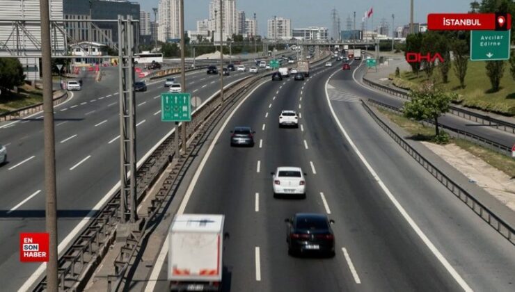 İstanbul’da trafik yoğunluğu yüzde 15