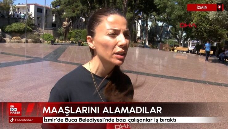 İzmir’de Buca Belediyesi’nde birtakım çalışanlar iş bıraktı