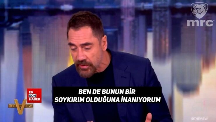 Javier Bardem Gazze’de soykırım dedi, yayın kesildi