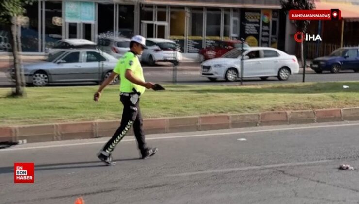 Kahramanmaraş’ta araba yayaya çarptı