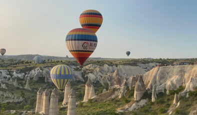 Kapadokya’da bayram tatili yoğunluğu