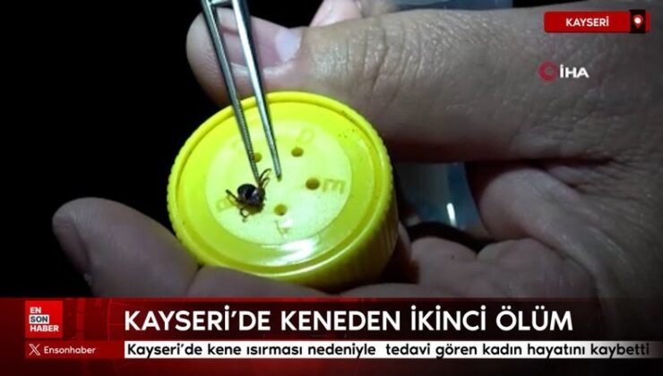 Kayseri’de kene ısırması nedeniyle tedavi gören bayan hayatını kaybetti