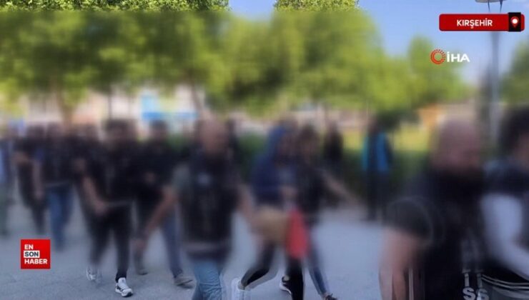 Kırşehir’de galerici görünümlü tefecilere operasyon: 9 gözaltı