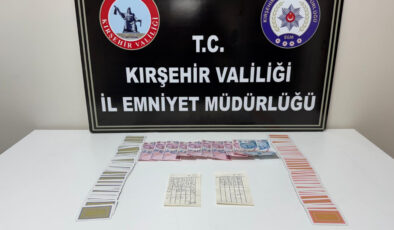 Kırşehir’de kumar oynarken suçüstü yakalandılar