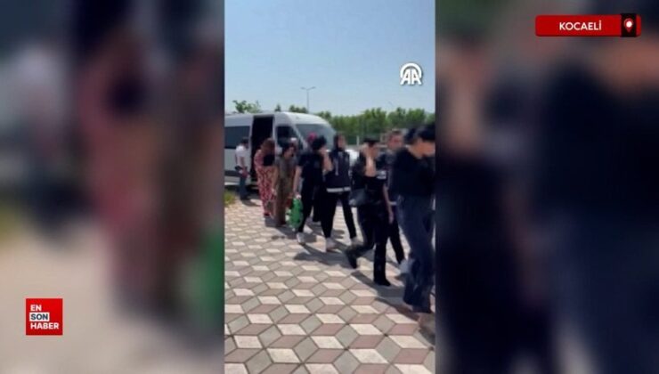 Kocaeli’de fuhuş operasyonunda yakalanan 6 şüpheliden 5’i tutuklandı