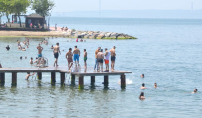 Kocaeli’nin mavi bayraklı plajları bayramın gözdesi oldu