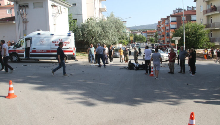 Konya’da minibüs ile çarpışan motosiklet şoförü öldü