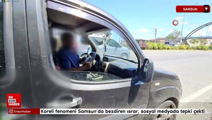 Koreli fenomeni Samsun’da bezdiren ısrar, toplumsal medyada reaksiyon çekti