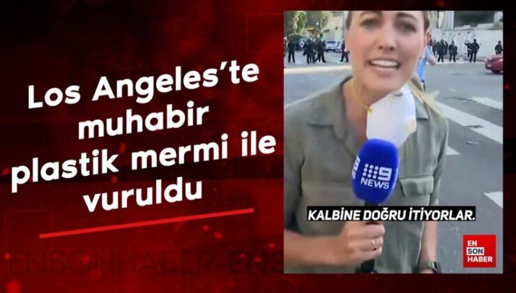 Los Angeles’te muhabir plastik mermi ile vuruldu