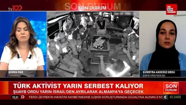Madleen gemisindeki Türk aktivistin eşi Sümeyra Ordu konuştu