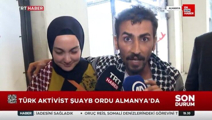 Maedleen aktivistleri Şuayb Ordu ve Yasemin Acar, Berlin’e ulaştı