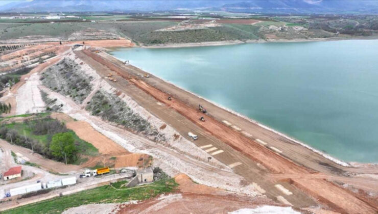 Malatya’da Sultansuyu Barajı’nda tamir sürüyor