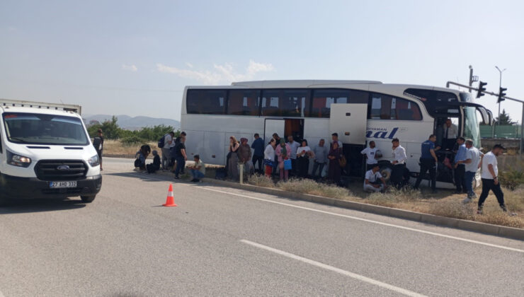 Malatya’da yolcu otobüsü ile kamyonet çarpıştı: 1 yaralı