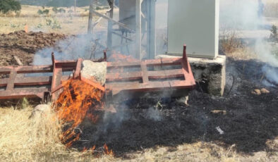 Manisa’da trafoya kuş çarptı: Alevler kısa müddette söndürüldü