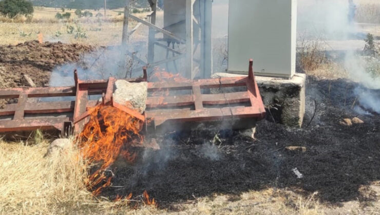 Manisa’da trafoya kuş çarptı: Alevler kısa müddette söndürüldü