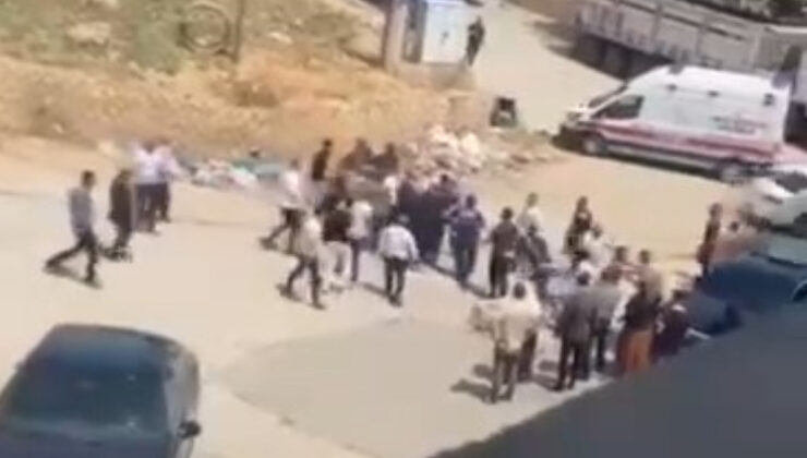 Mardin’de 1 kişinin öldüğü akraba ailelerin arazi arbedesi görüntülendi