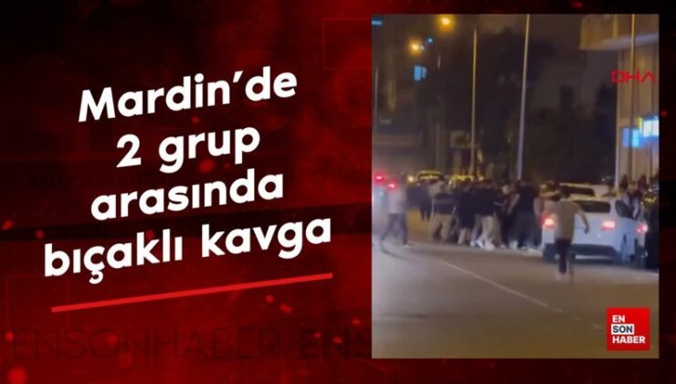 Mardin’de 2 küme ortasında bıçaklı arbede