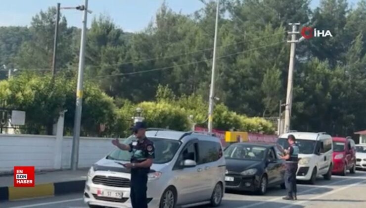 Marmaris ve Datça’ya 25 bin araç giriş yaptı