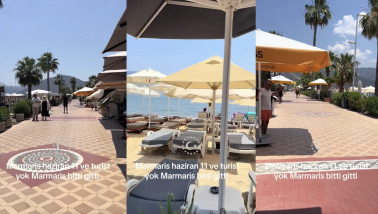 Marmaris’te esnaf kaygılı: Yollar boş kaldı