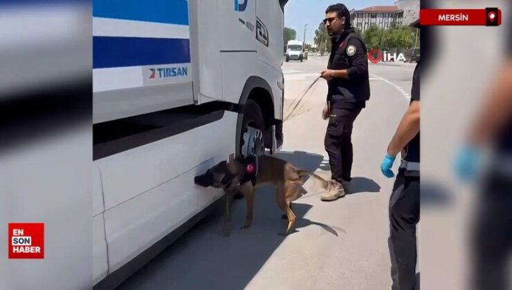 Mersin’de tırda 18 kilo kokain ele geçirildi: 3 kişi tutuklandı