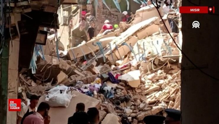 Mısır’ın başşehri Kahire’de 3 bina çöktü