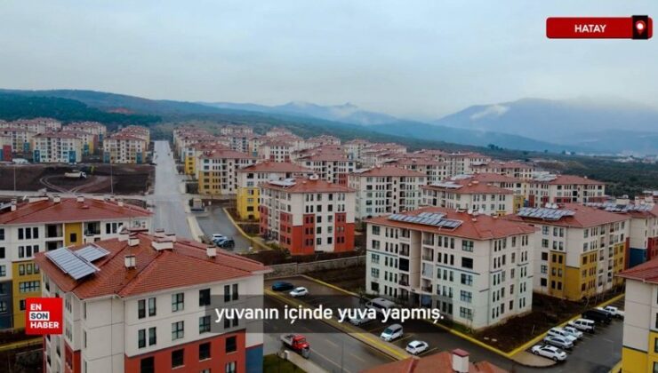 Murat Kurum paylaştı: Hatay Hassa’daki afet konutları