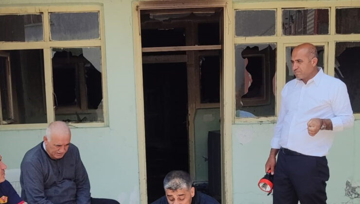 Muş’ta tek katlı konutta yangın çıktı