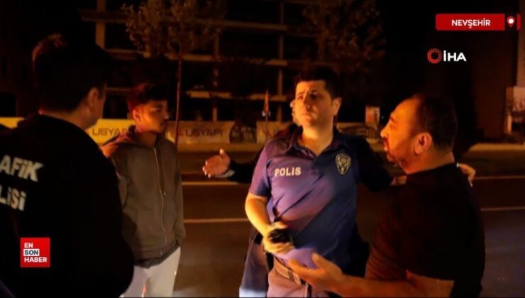 Nevşehir’de alkollü şoför kazadan sonra kabahati babasına attı