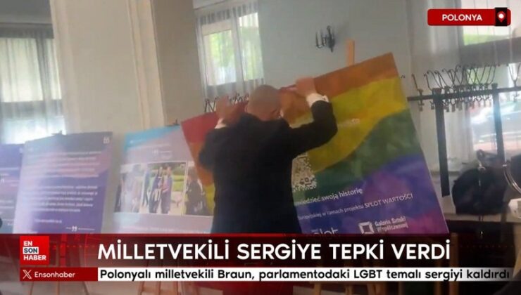 Polonyalı milletvekili Braun, parlamentodaki LGBT temalı sergiyi kaldırdı