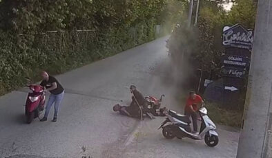 Sakarya’da kasksız sürüş yüzünden canından oluyordu