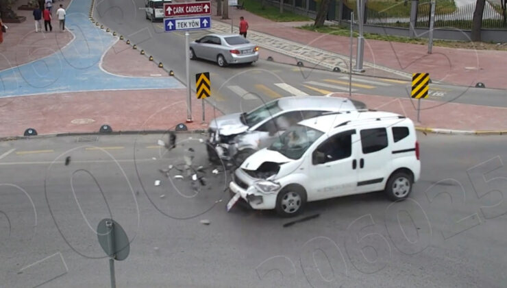 Sakarya’daki kazalar kameralara yansıdı