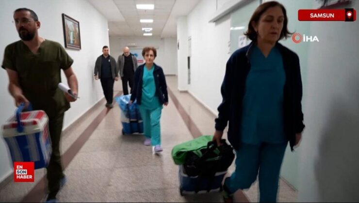Samsun’da beyin vefatı gerçekleşen bayanın organları 3 hastaya umut oldu