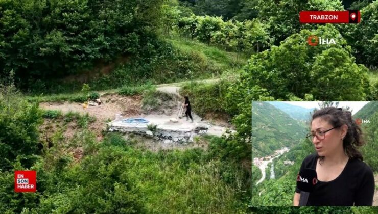 Sanatçı Kısmet Ekim Tekinbaş, Trabzon’a köyüne döndü