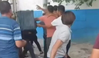 Şanlıurfa’da pazarcı ve müşteri ortasında arbede