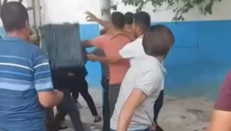 Şanlıurfa’da pazarcı ve müşteri ortasında arbede