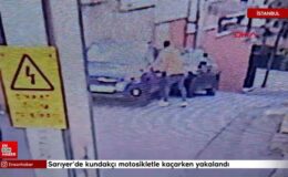 Sarıyer’de kundakçı motosikletle kaçarken yakalandı