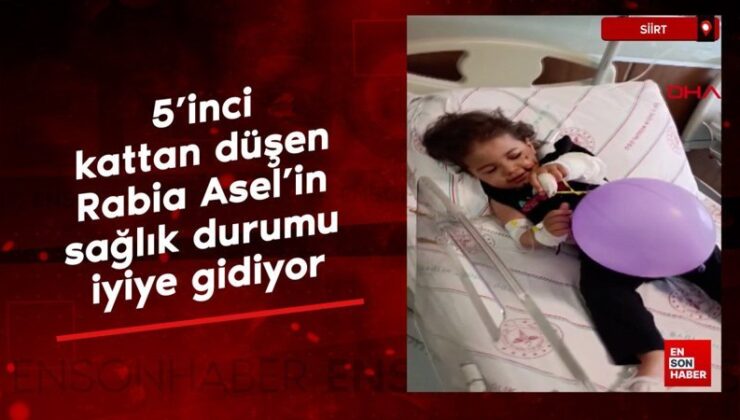 Siirt’te 5. kattan arabanın üzerine düşen Rabia’dan güzel haber