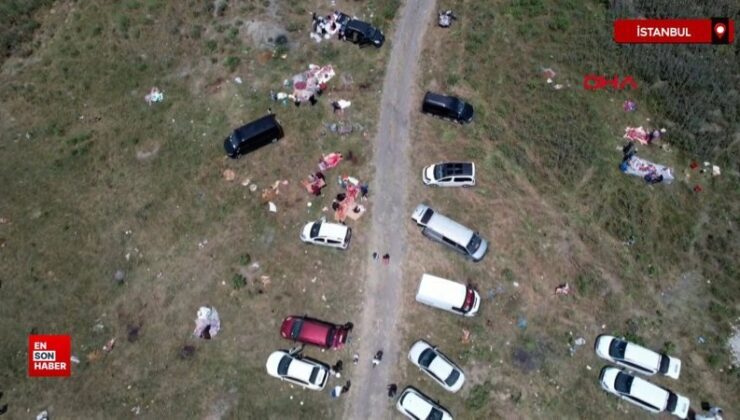 Sultangazi ve Esenyurt’ta kaçak kurban kesiti havadan görüntülendi