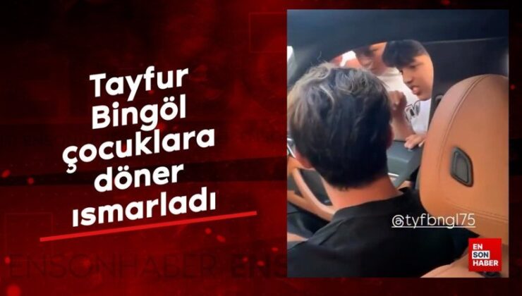 Tayfur Bingöl çocuklara döner ısmarladı