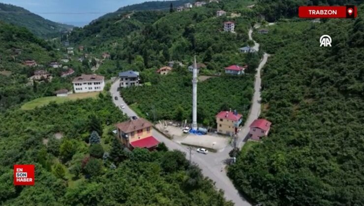 Trabzon’da camisiz minareden 8 yıldır ezan sesi eksik olmuyor