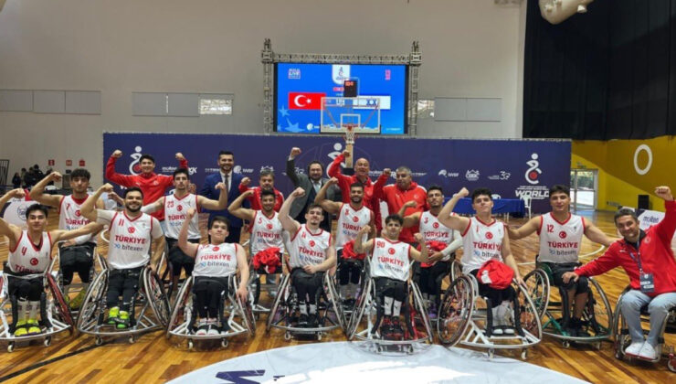 Türkiye 23 Yaş Altı Tekerlekli Sandalye Basketbol Ulusal Kadrosu, İsrail’e fark attı